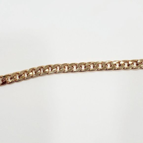 NEW 18k gold plated 24" cuban link chain necklace - Picture 4 of 8